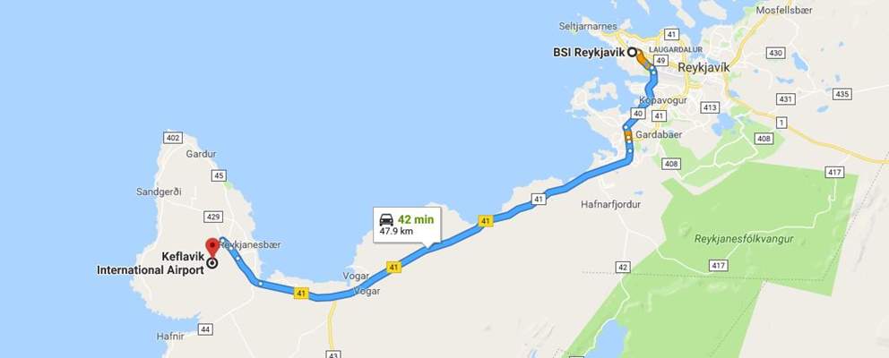 keflavik reykjavik transfer